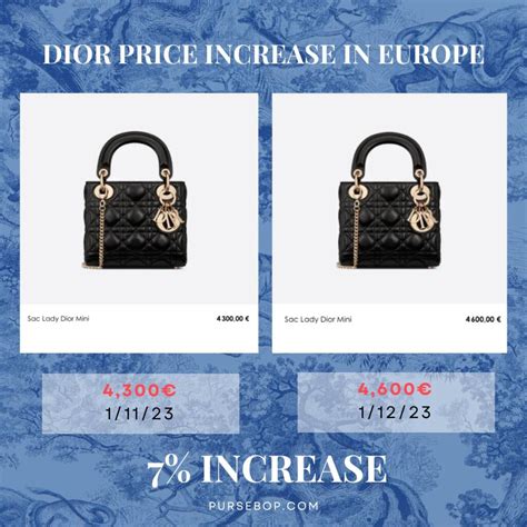 lady dior price increase 2024